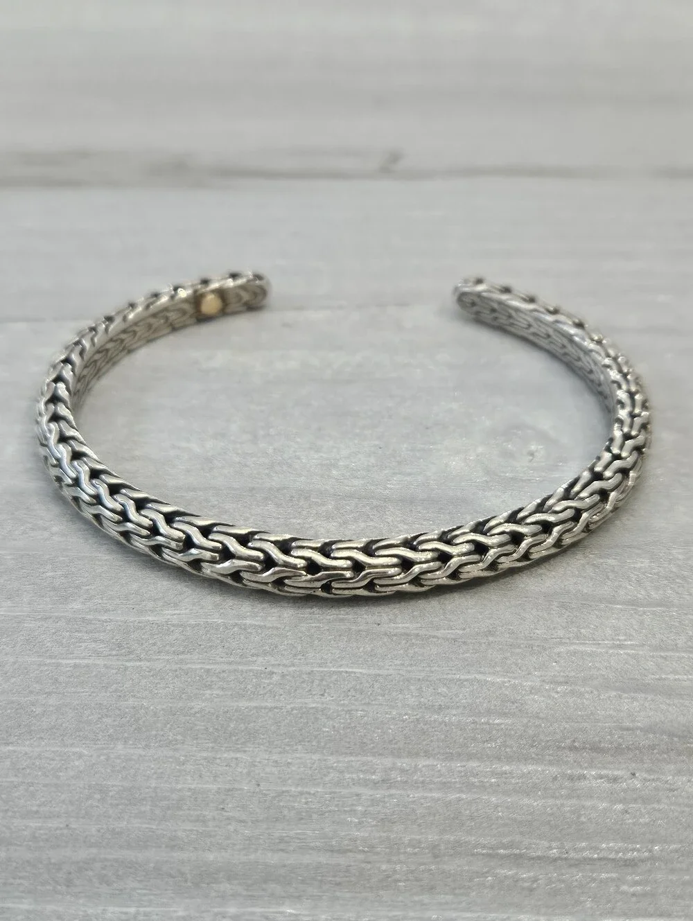 John Hardy Sterling Cuff 23.1g Signed M
